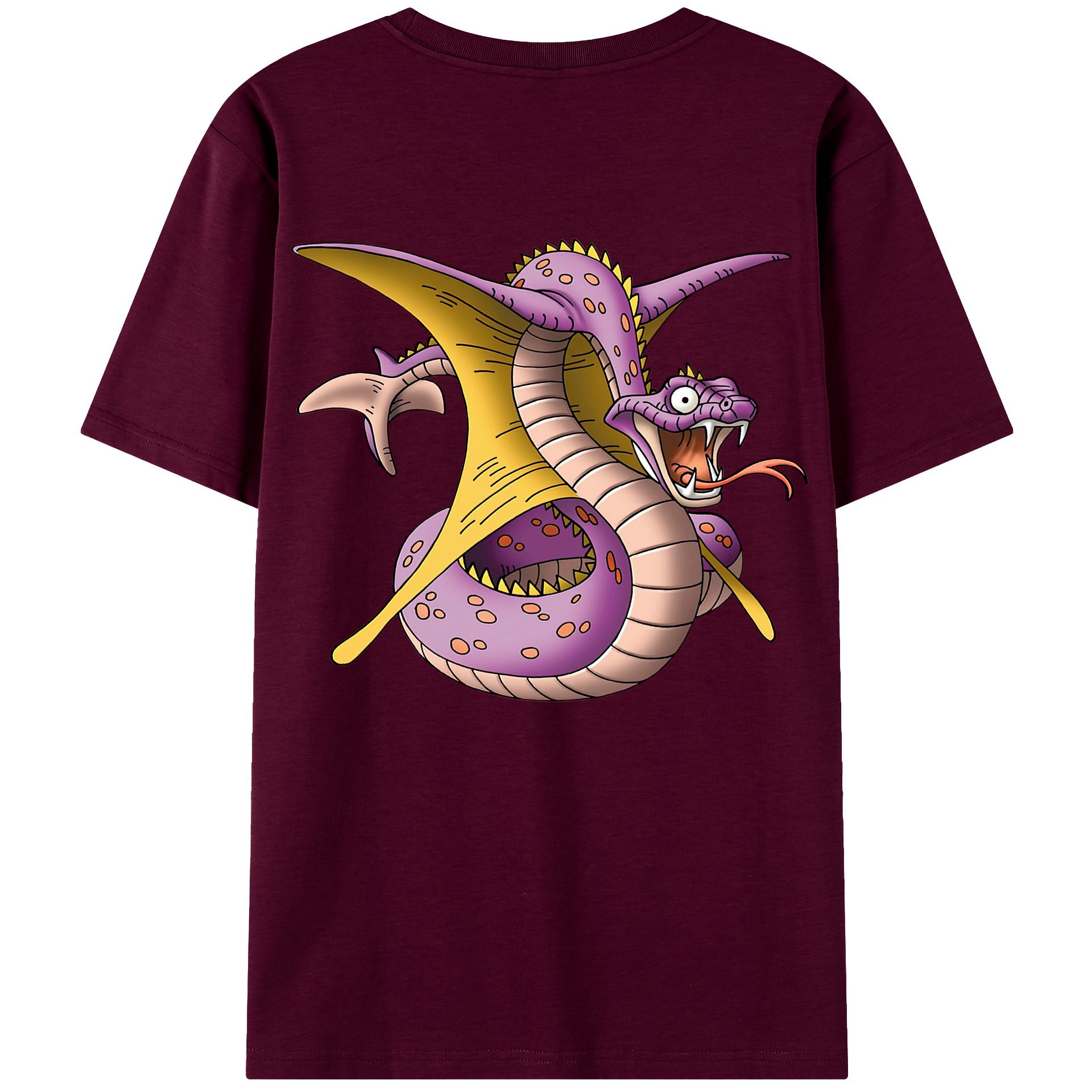 （画像用） ドラゴンクエスト Doragon Kuesuto Dragon Quest レディース半袖Tシャツ(バックプリント)